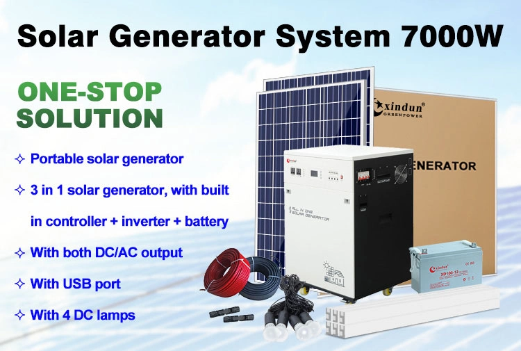 7kw off Grid Residential Camper Van Solar Energy Power Storage System for Turkey