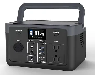 Outdoor 500W Portable Power Pack Station Solar Generator Energy Storage Power Supply